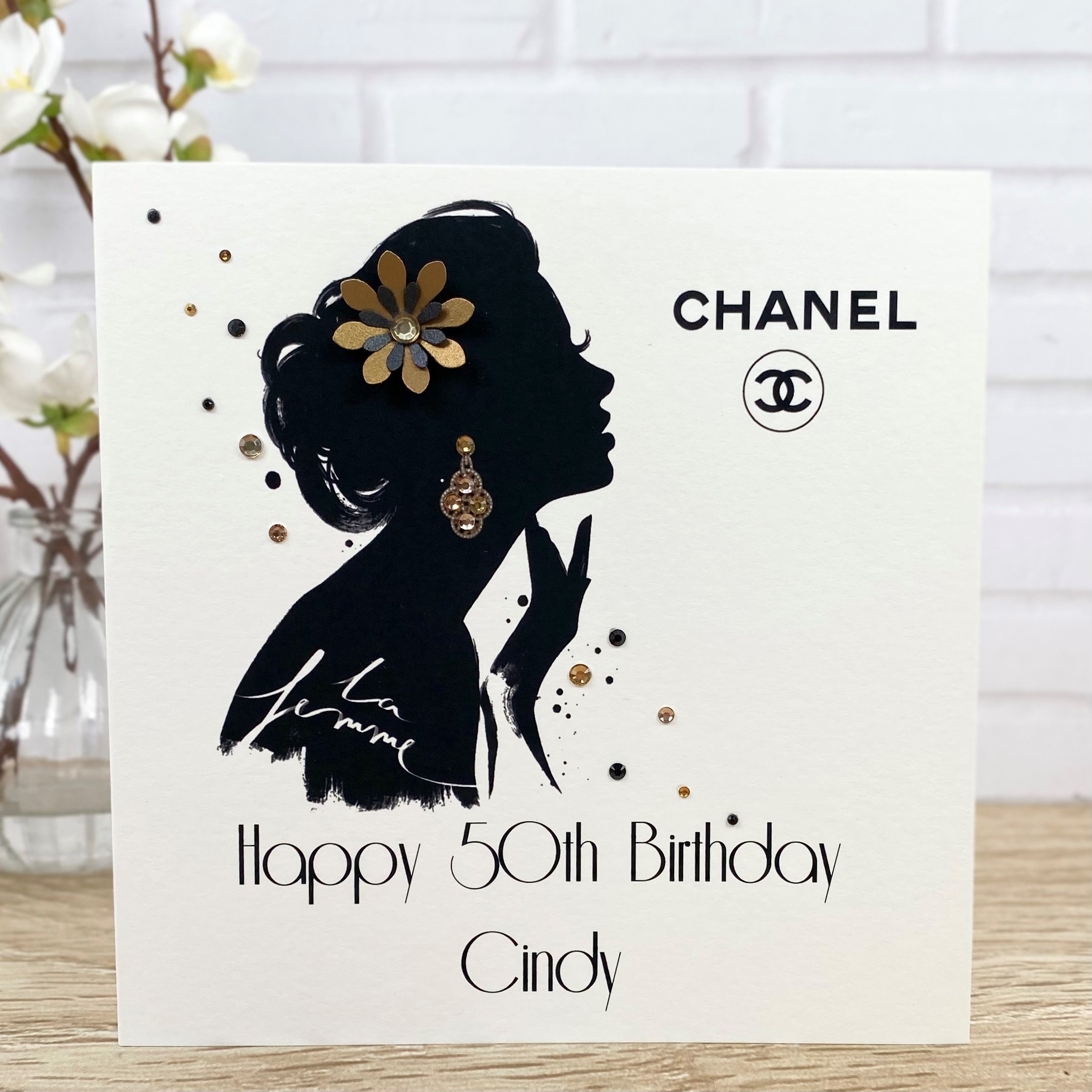 Handmade Personalised Birthday Card for Special Mum Square Card