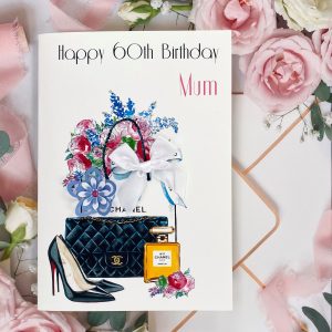 Handmade Birthday Card Designer Florals A5 Large Card