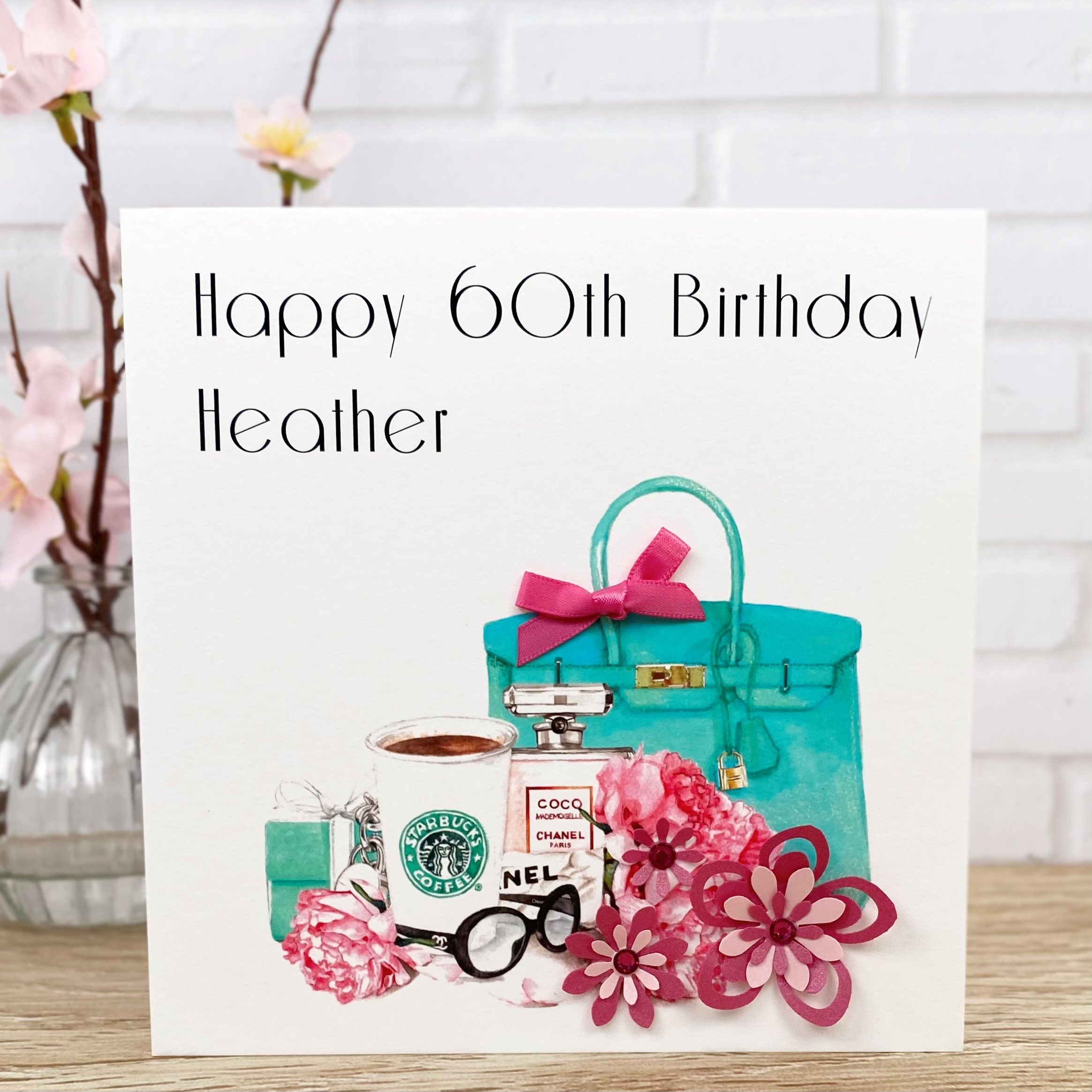 Handmade Birthday Cards Star Bucks Card Square