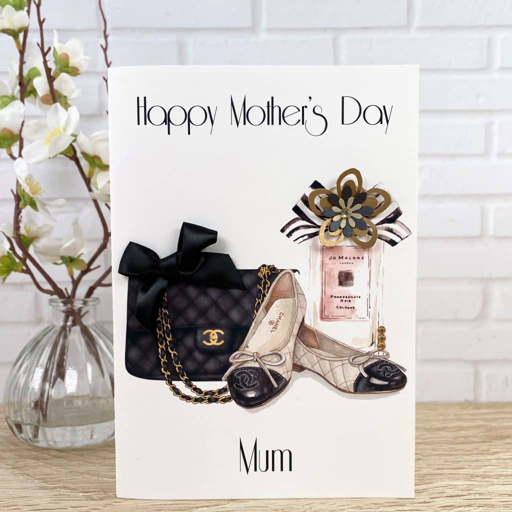Mothers Day Cards - Personalised Handmade Mothers Day CardsPink & Posh