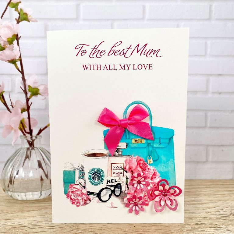 Handmade Mother’s Day Card ‘Starbucks’