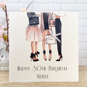Handmade Birthday Card Ladies That Lunch Square Cards