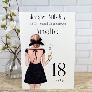 Handmade Birthday Card That Little Black Dress A5 Card