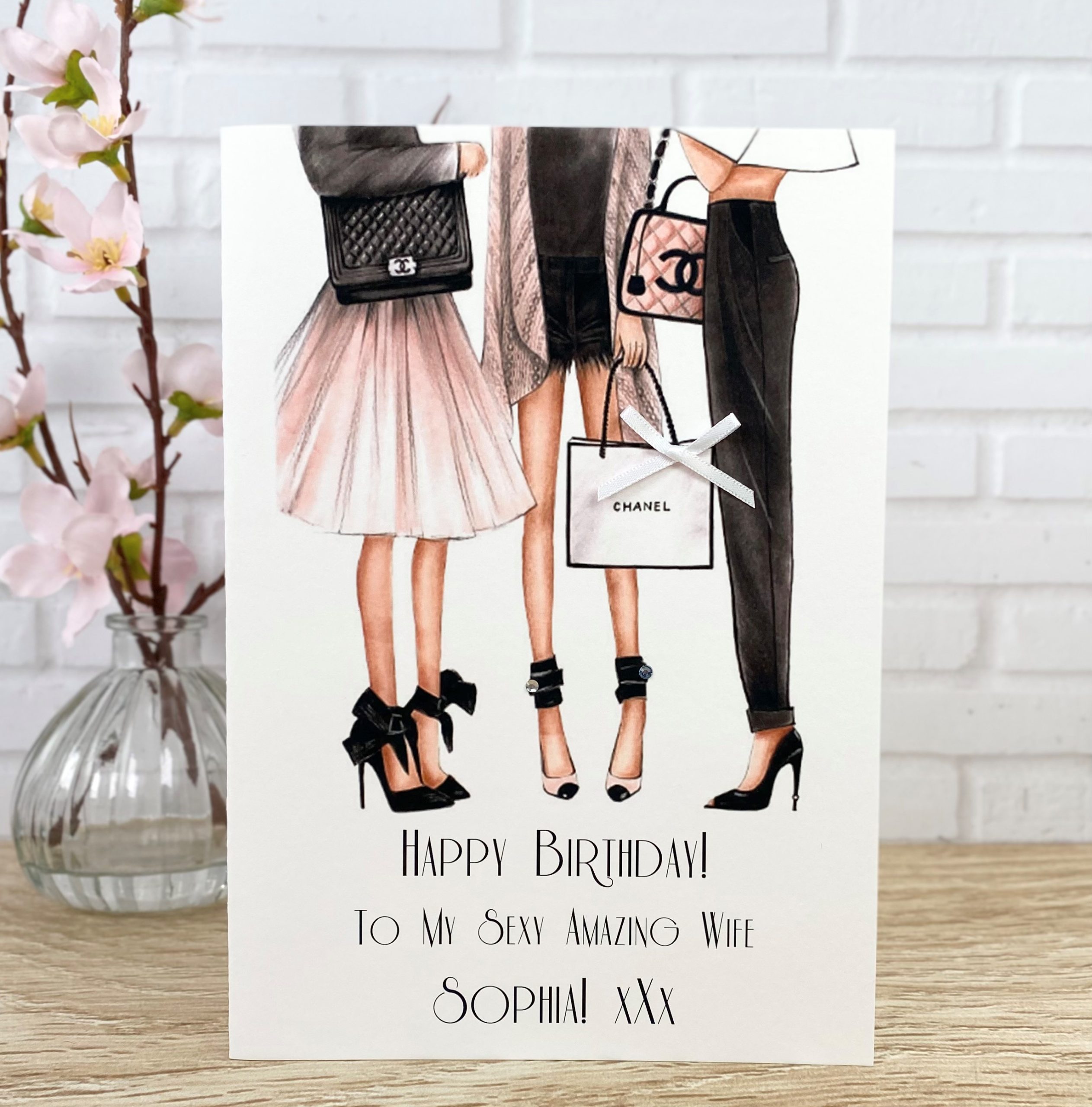 Handmade Birthday Cards Ladies That Lunch A5 Card