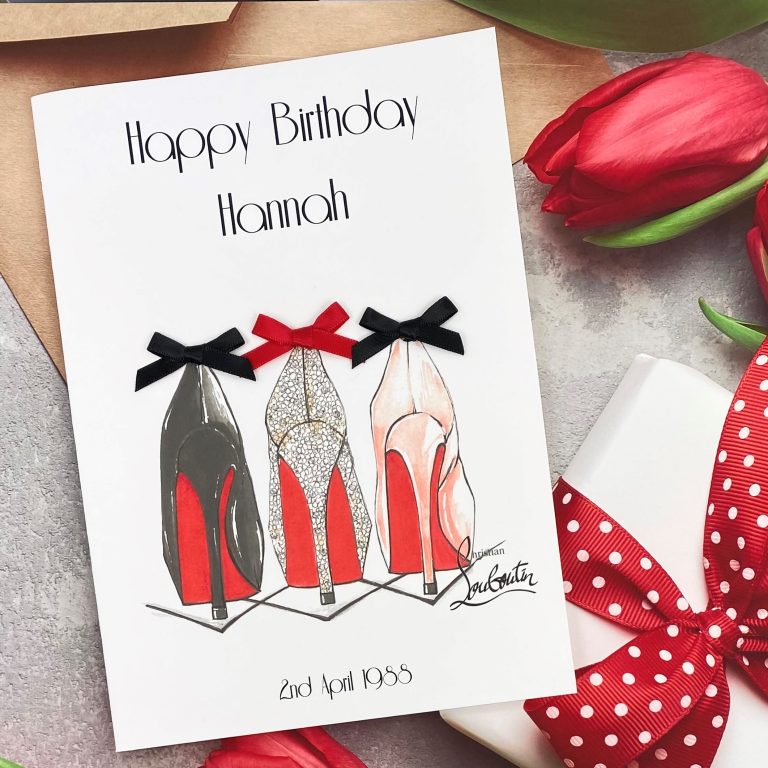 Handmade Birthday Card ‘Shoes’
