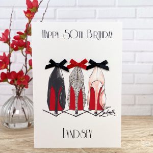Handmade Birthday Cards Shoes Large Cards