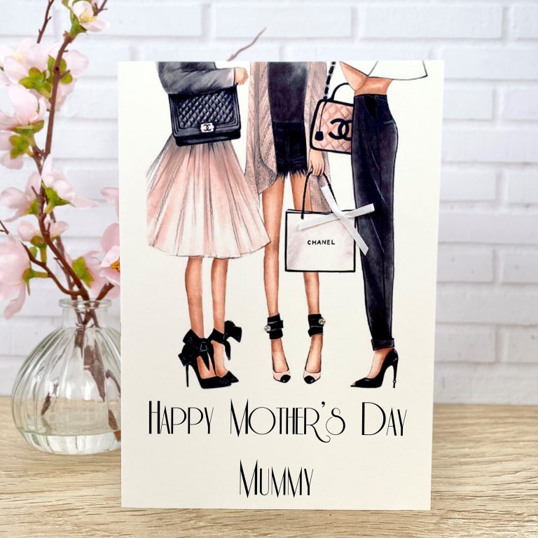 Handmade Mother’s Day Card ‘Ladies’