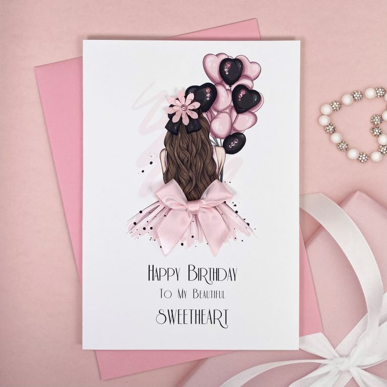 Handmade Birthday Card ‘Balloons’