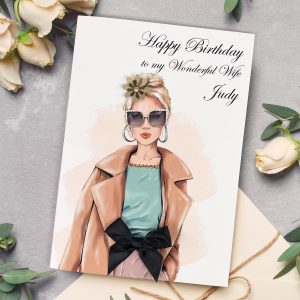 Handmade Birthday Card Sunglasses Large Card