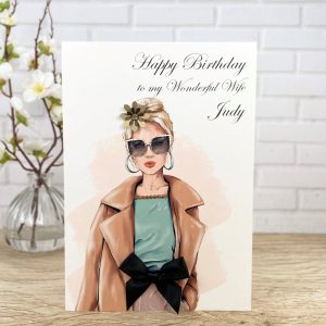 Handmade Birthday Card Sunglasses Large Card