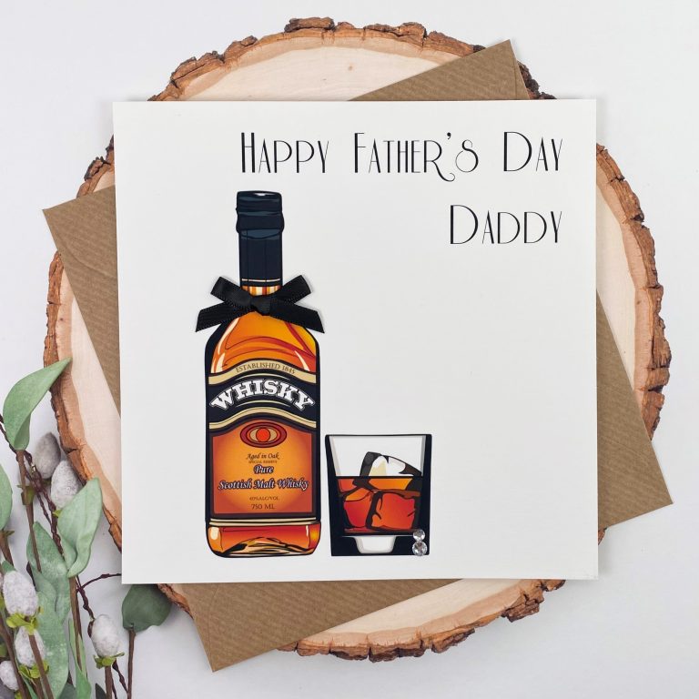 Handmade Father’s Day Card ‘Whisky’