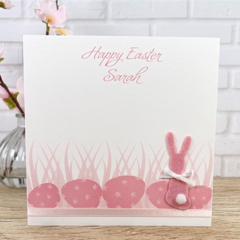 Handmade Easter Card ‘Felt Bunny’