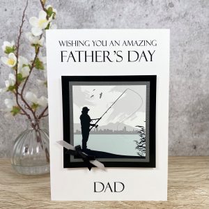 Handmade Father's Day Card Fishing A5 Large Card