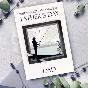 Handmade Father's Day Card Fishing A5 Large Card