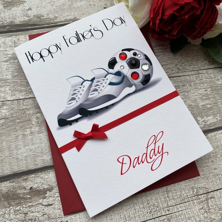 Handmade Father’s Day Card ‘Football’