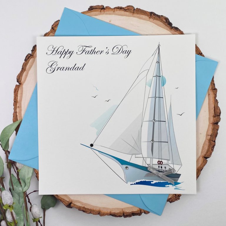 Handmade Father’s Day Card ‘Sailing’