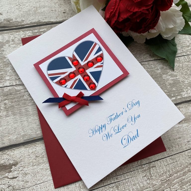 Handmade Father’s Day Card ‘Union Jack’