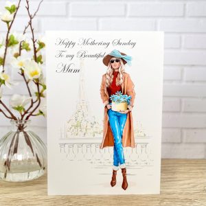 Handmade Mother's Day Card Flower Gift A5 Large Card