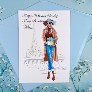 Handmade Mother's Day Card Flower Gift Large Card