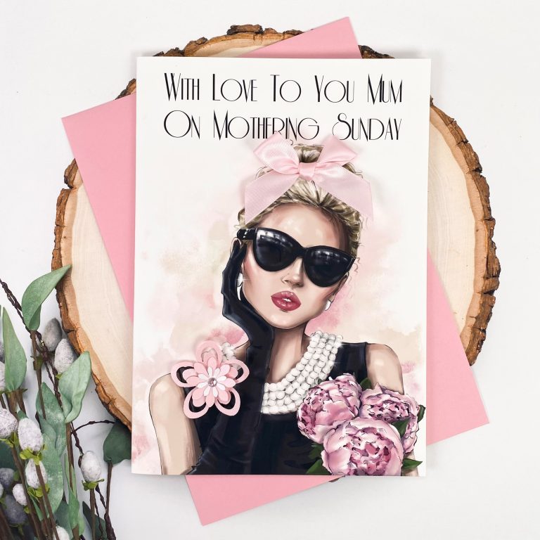 Handmade Mother’s Day Card ‘Beauty’