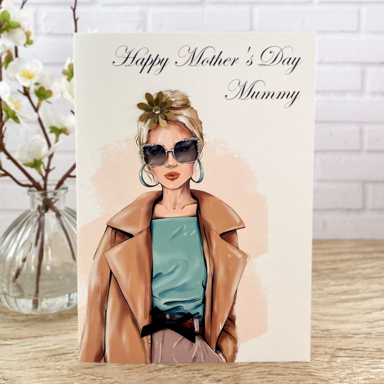 Handmade Mother’s Day Card ‘Sunglasses’