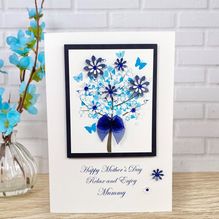 Luxury Handmade Mother’s Day Card ‘Floral Tree’