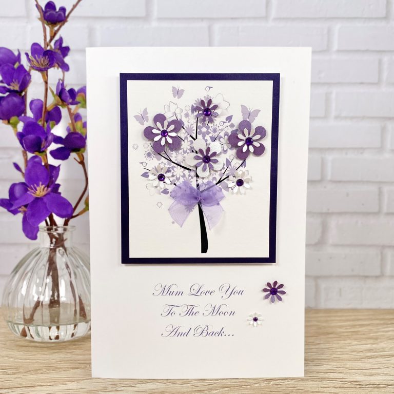 Luxury Handmade Mother’s Day Card ‘Floral Tree’