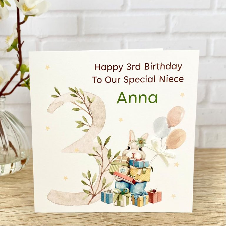 Handmade Birthday Card ‘Peter Rabbit’