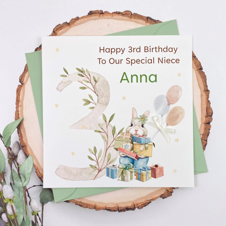Handmade Birthday Card ‘Peter Rabbit’