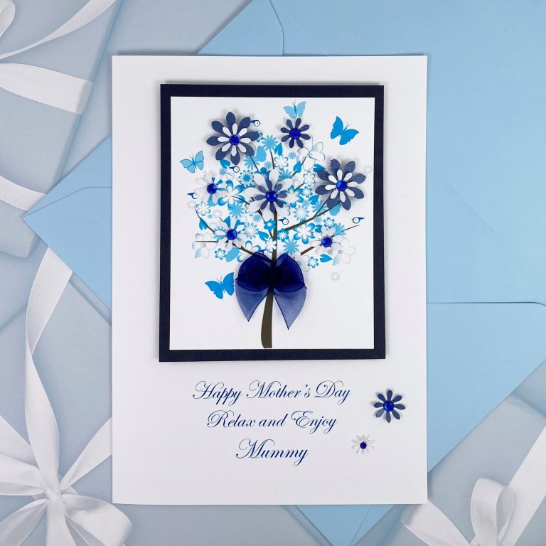 Luxury Handmade Mother’s Day Card ‘Floral Tree’