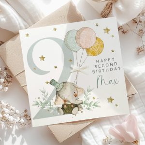 Birthday Elephant Card