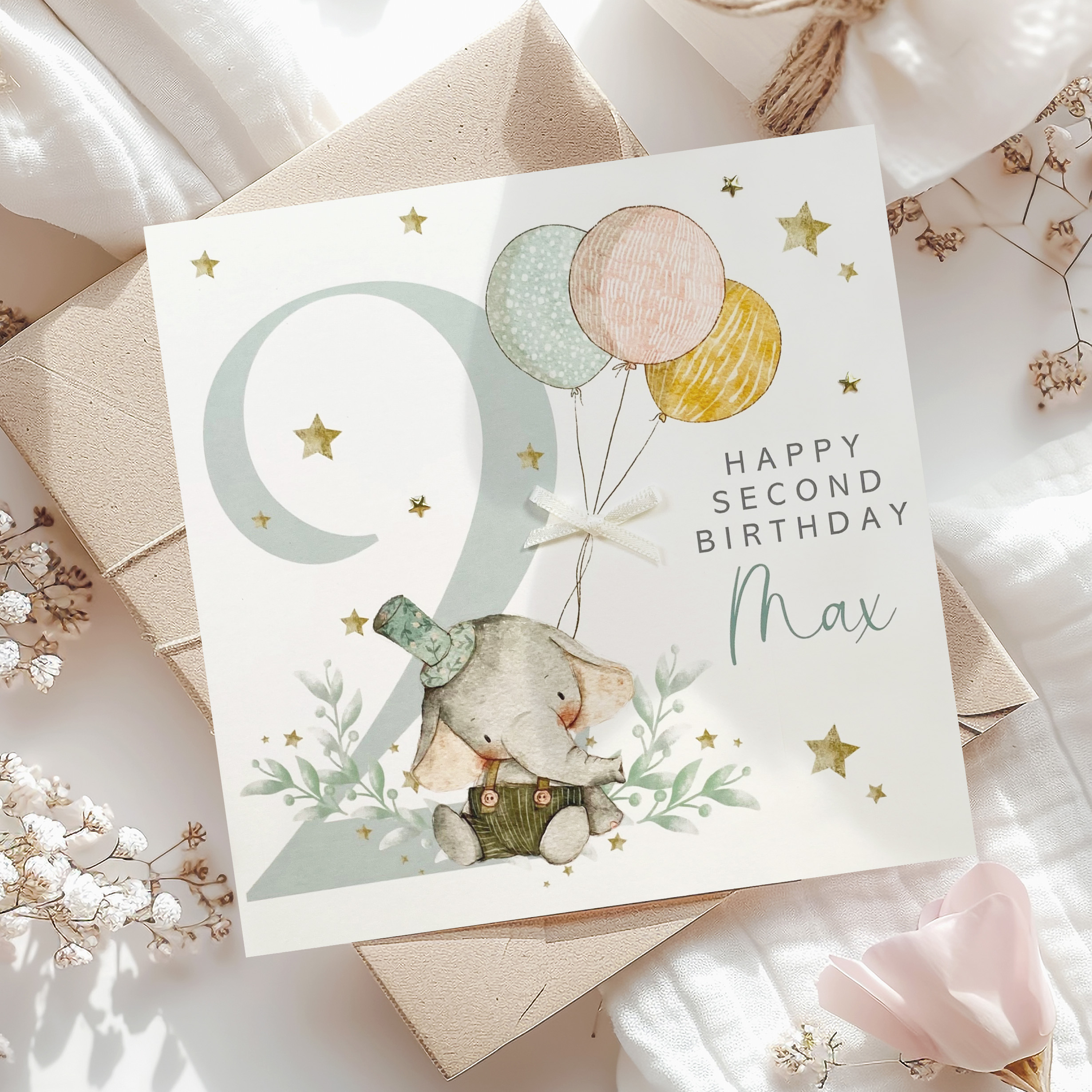 Birthday Elephant Card