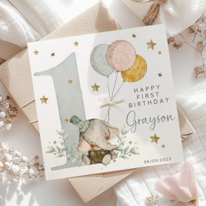 Birthday Elephant Card