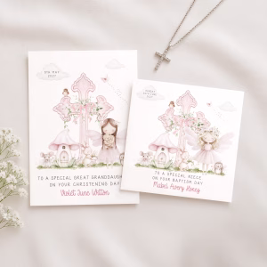 Personalised Christening Card