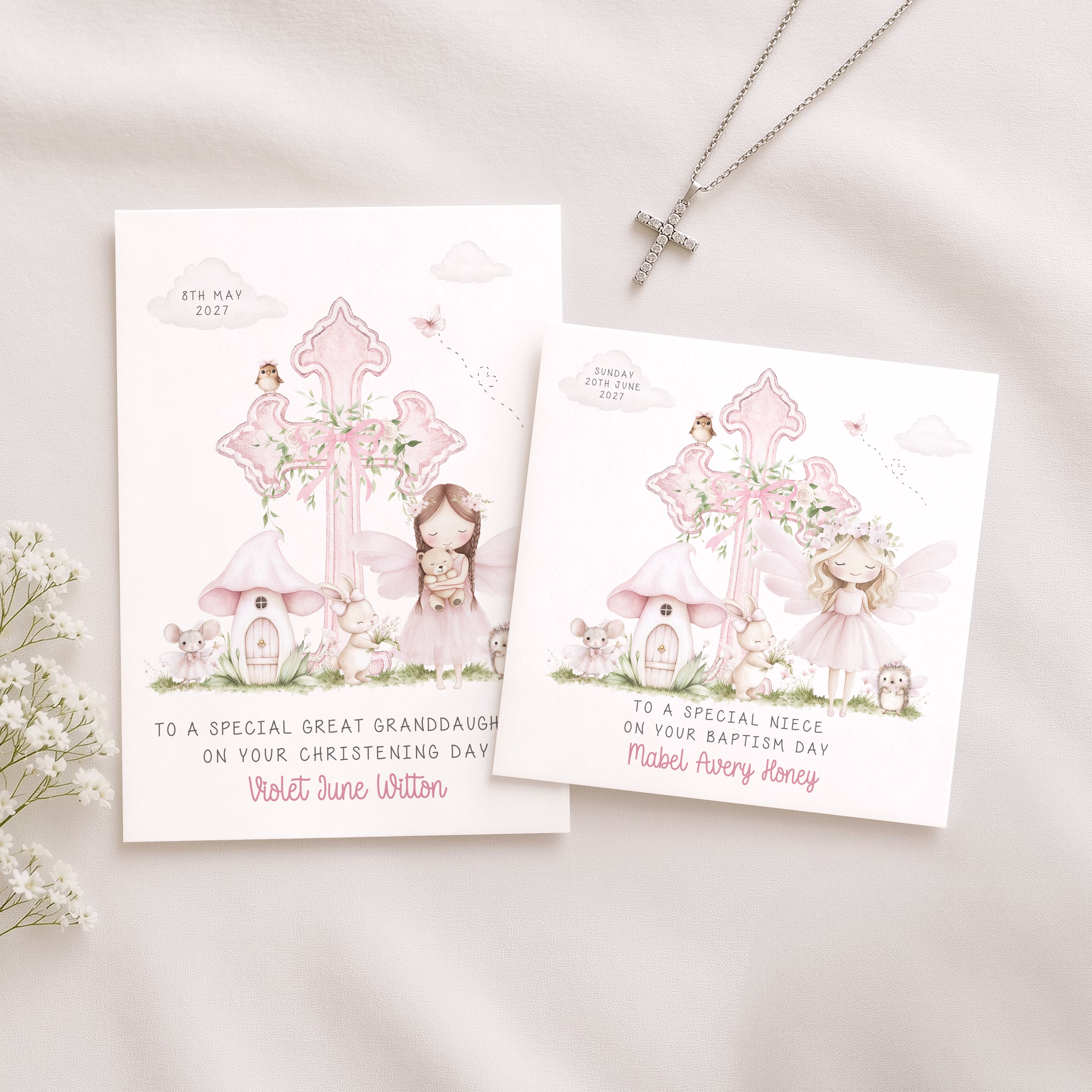 Personalised Christening Card