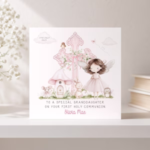 Personalised First Holy Communion Card