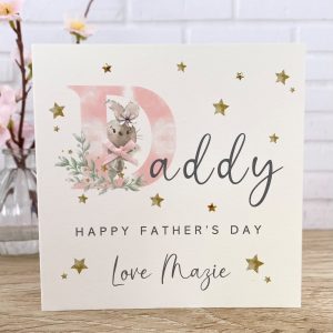 Father's Day Pink Daddy Card