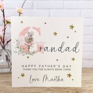 Father's Day Pink Grandad Card