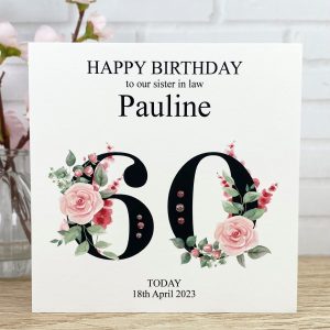 Handmade 60th Birthday Cards