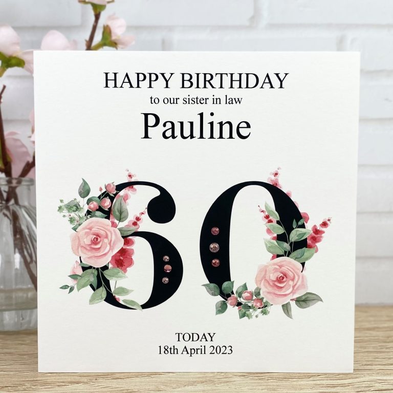 Handmade Birthday Card ‘Floral Age’