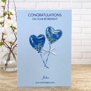 Handmade Retirement Card Gold Engagement Ring Square Card