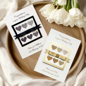 Luxury Heart Wedding Card