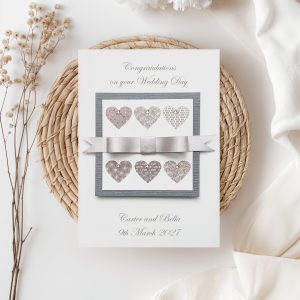 Luxury Heart Wedding Card