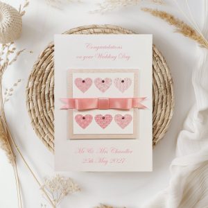 Luxury Heart Wedding Card