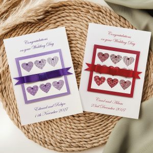Luxury Heart Wedding Card