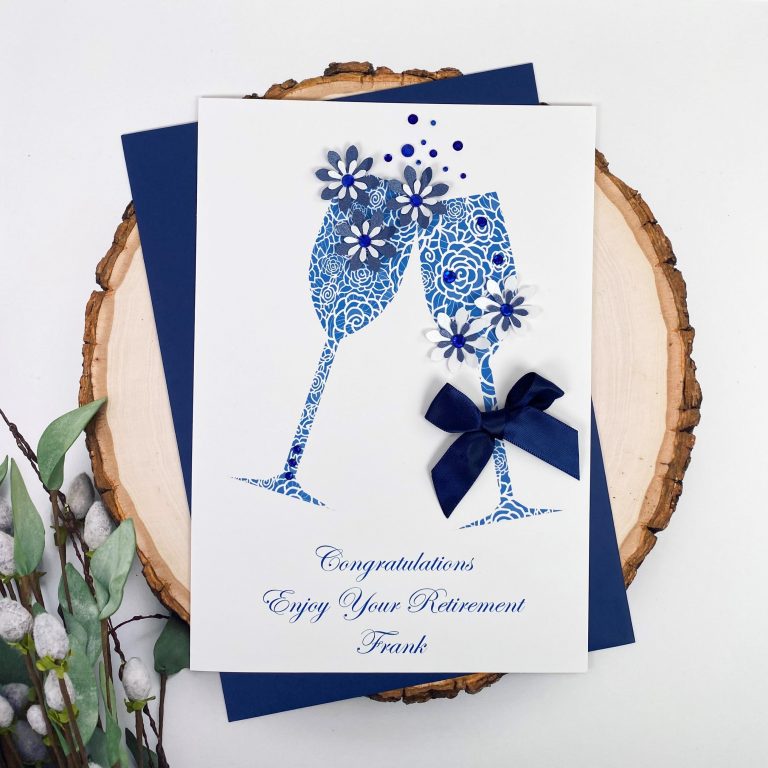 Handmade Retirement Card ‘Toast’