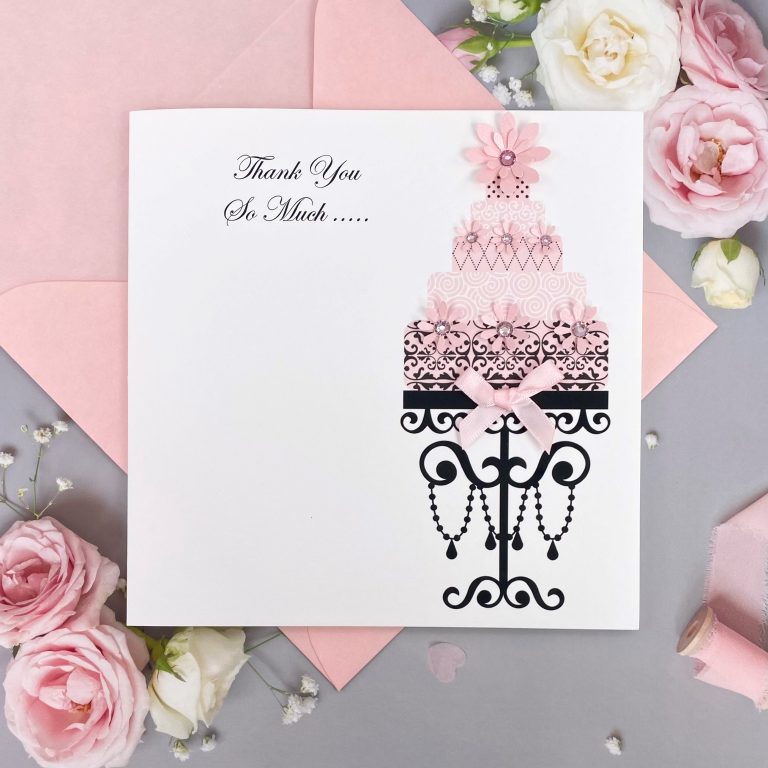Handmade Thank You Card ‘Cake’