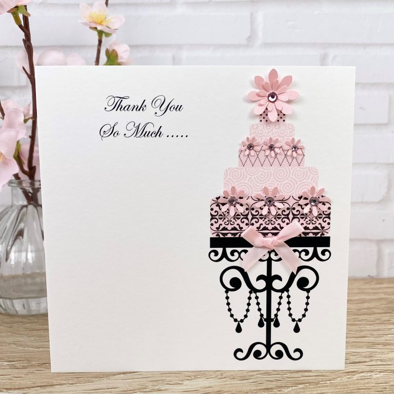 Handmade Thank You Card ‘Cake’