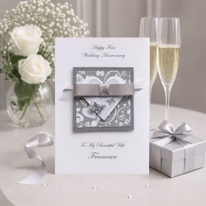 First Wedding Anniversary Card