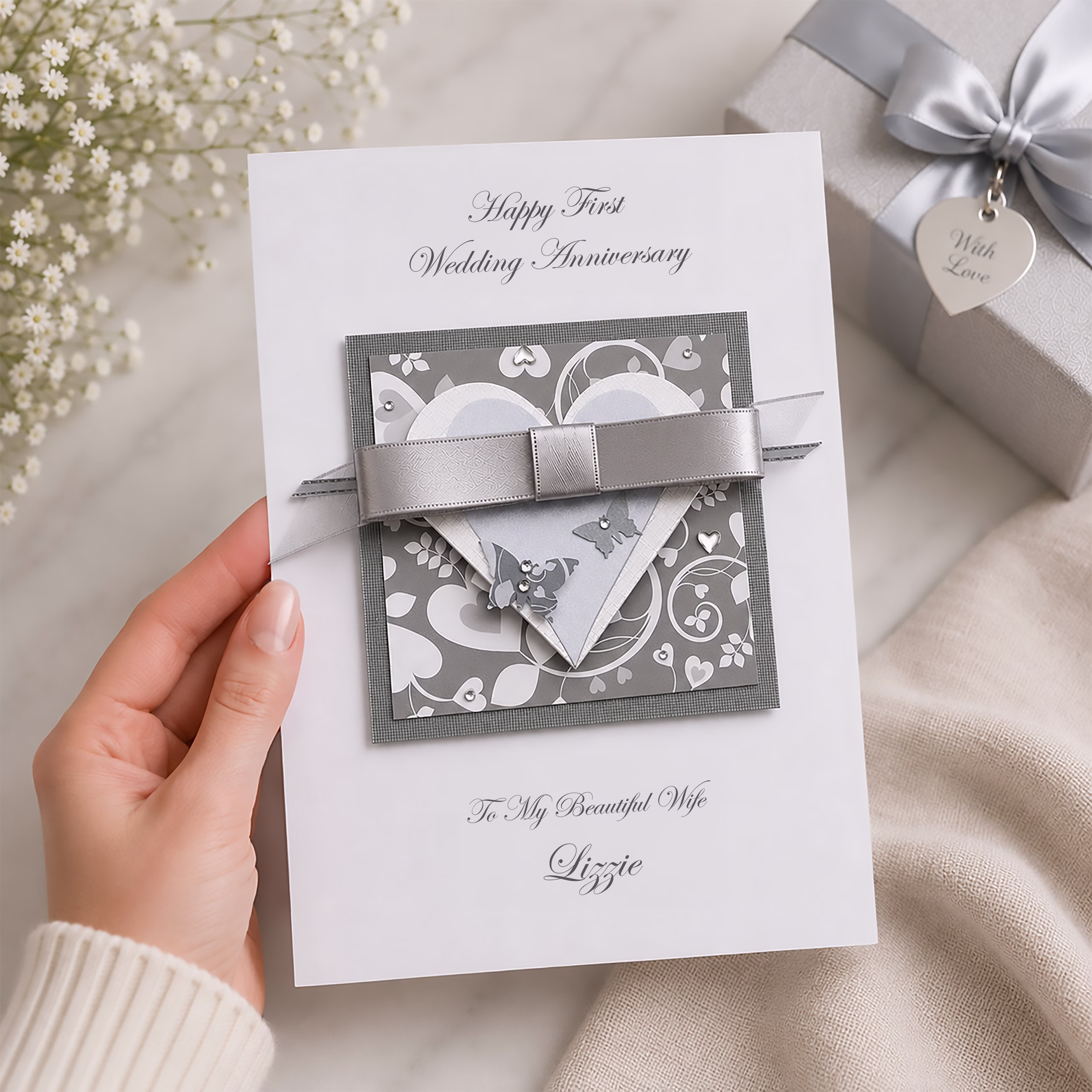 First Wedding Anniversary Card